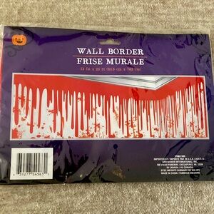 Halloween wall border